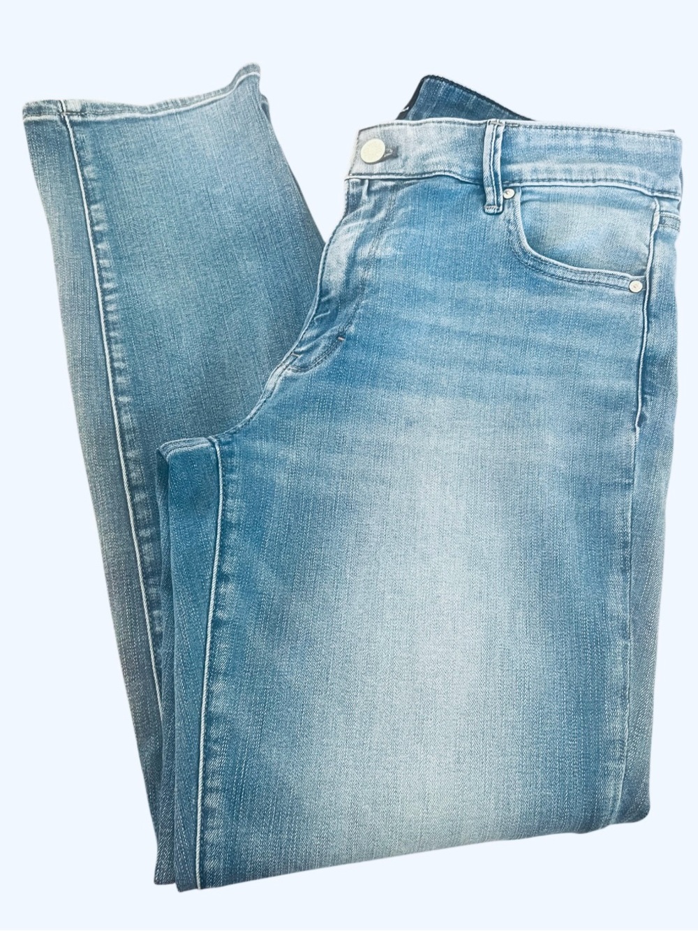 White House Black Market Light Wash Women’s Slim Straight Jeans